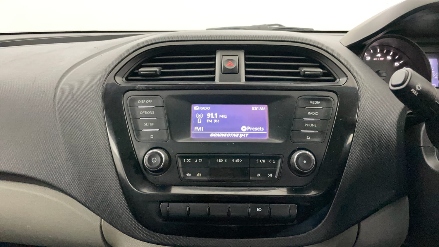 Used 2017 Tata Tiago Revotron XT Petrol Manual interior MUSIC SYSTEM & AC CONTROL VIEW