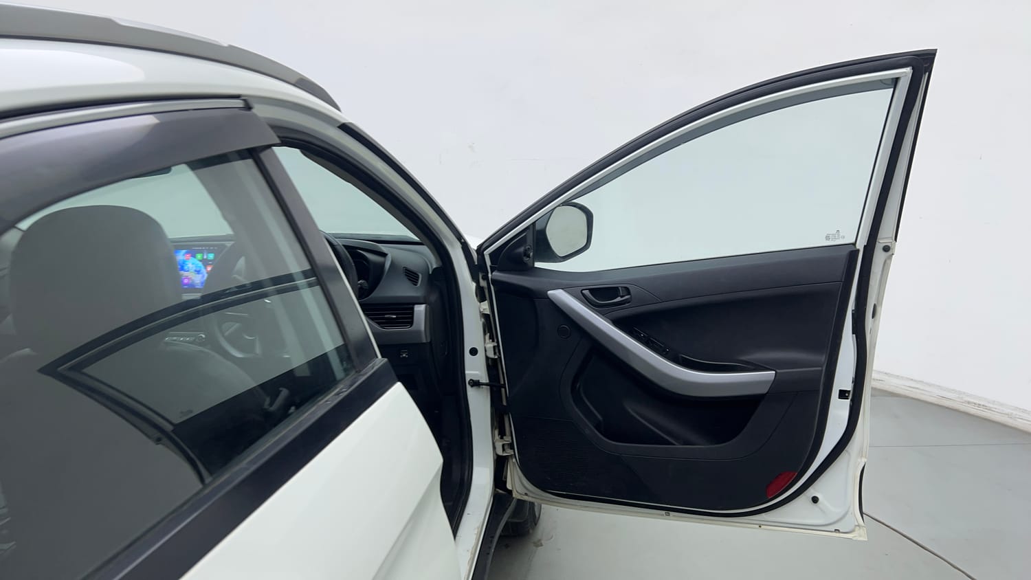 Used 2023 Tata Nexon XM S Petrol + CNG(Outside Fitted) Cng Manual interior RIGHT FRONT DOOR OPEN VIEW