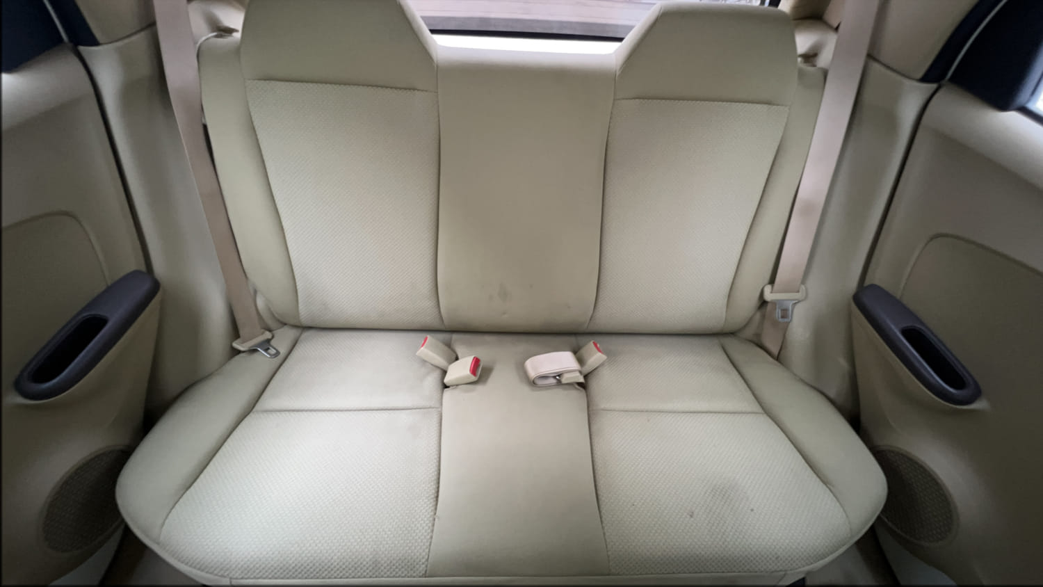 Used 2013 Honda Brio S MT Petrol Manual interior REAR SEAT CONDITION VIEW
