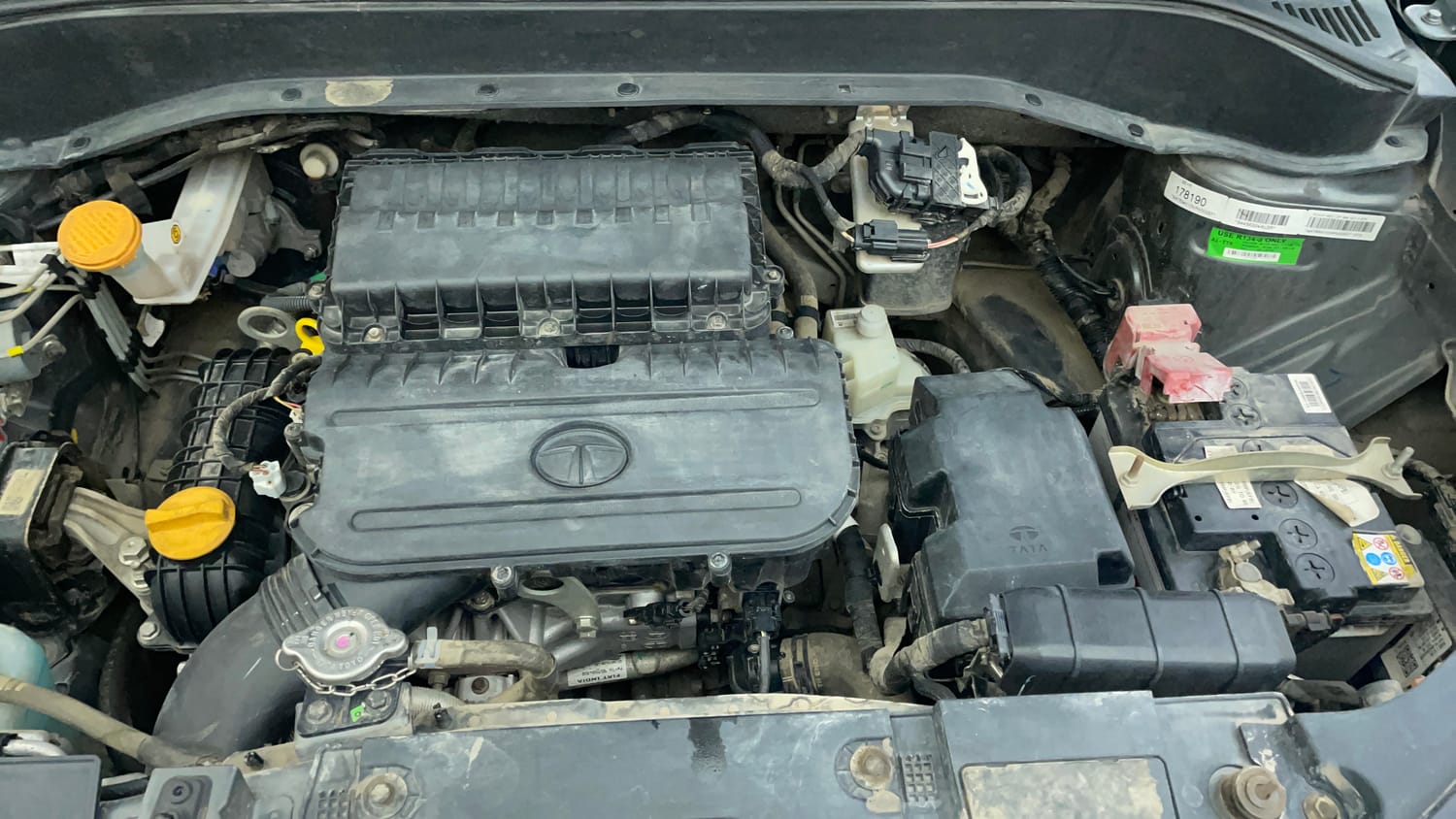 Used 2023 Tata Punch Accomplished AMT Petrol Automatic engine ENGINE LEFT SIDE VIEW