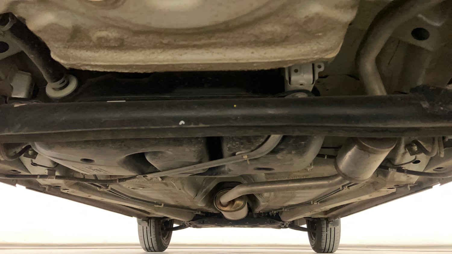 Used 2024 Maruti Suzuki S-Presso VXi (O) AMT Petrol Automatic extra REAR UNDERBODY VIEW (TAKEN FROM REAR)