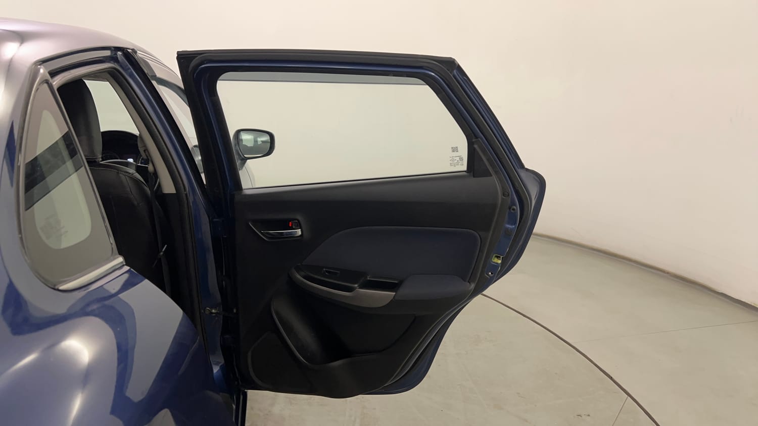 Used 2020 Maruti Suzuki Baleno Zeta Petrol Manual interior RIGHT REAR DOOR OPEN VIEW
