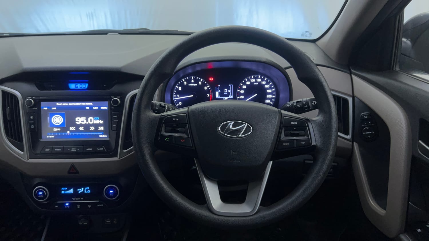 Used 2017 Hyundai Creta 1.6 SX Plus Petrol Petrol Manual interior STEERING VIEW