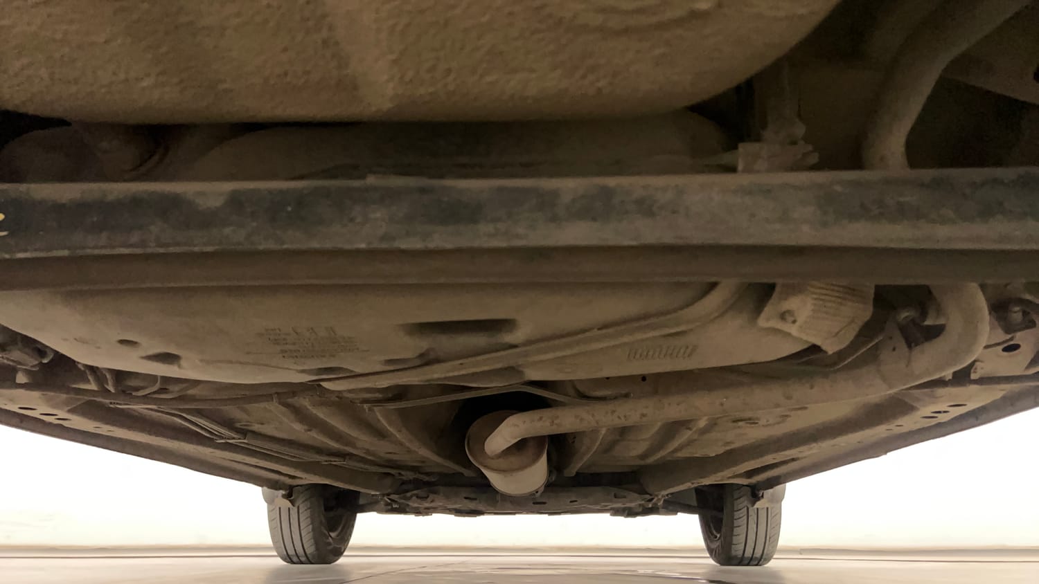 Used 2017 Maruti Suzuki Ignis Delta 1.2 AMT Petrol Automatic extra REAR UNDERBODY VIEW (TAKEN FROM REAR)