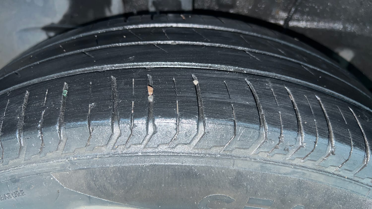 Used 2022 Tata Punch Adventure MT Petrol Manual tyres RIGHT REAR TYRE TREAD VIEW