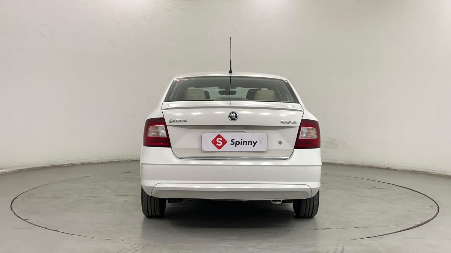 Used 2018 Skoda Rapid Style 1.6 MPI Petrol Manual exterior BACK VIEW