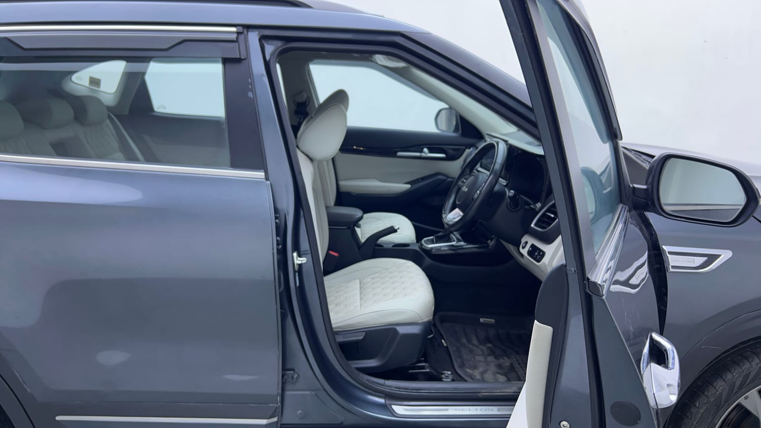 Used 2022 kia Seltos HTX 1.5 IVT Petrol Automatic interior RIGHT SIDE FRONT DOOR CABIN VIEW