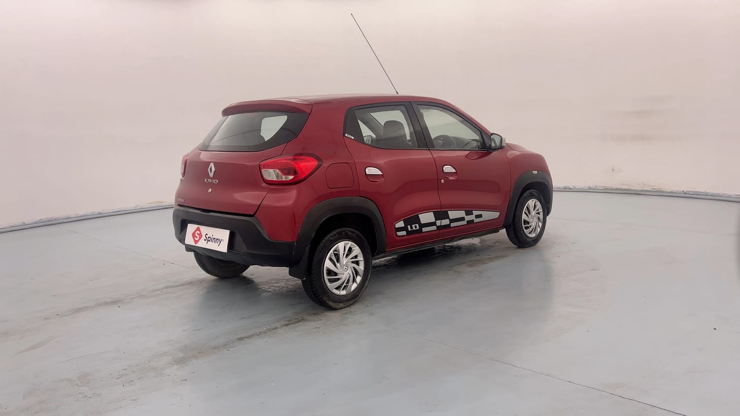 Used 2018 Renault Kwid 1.0 RXL Petrol Manual exterior RIGHT REAR CORNER VIEW