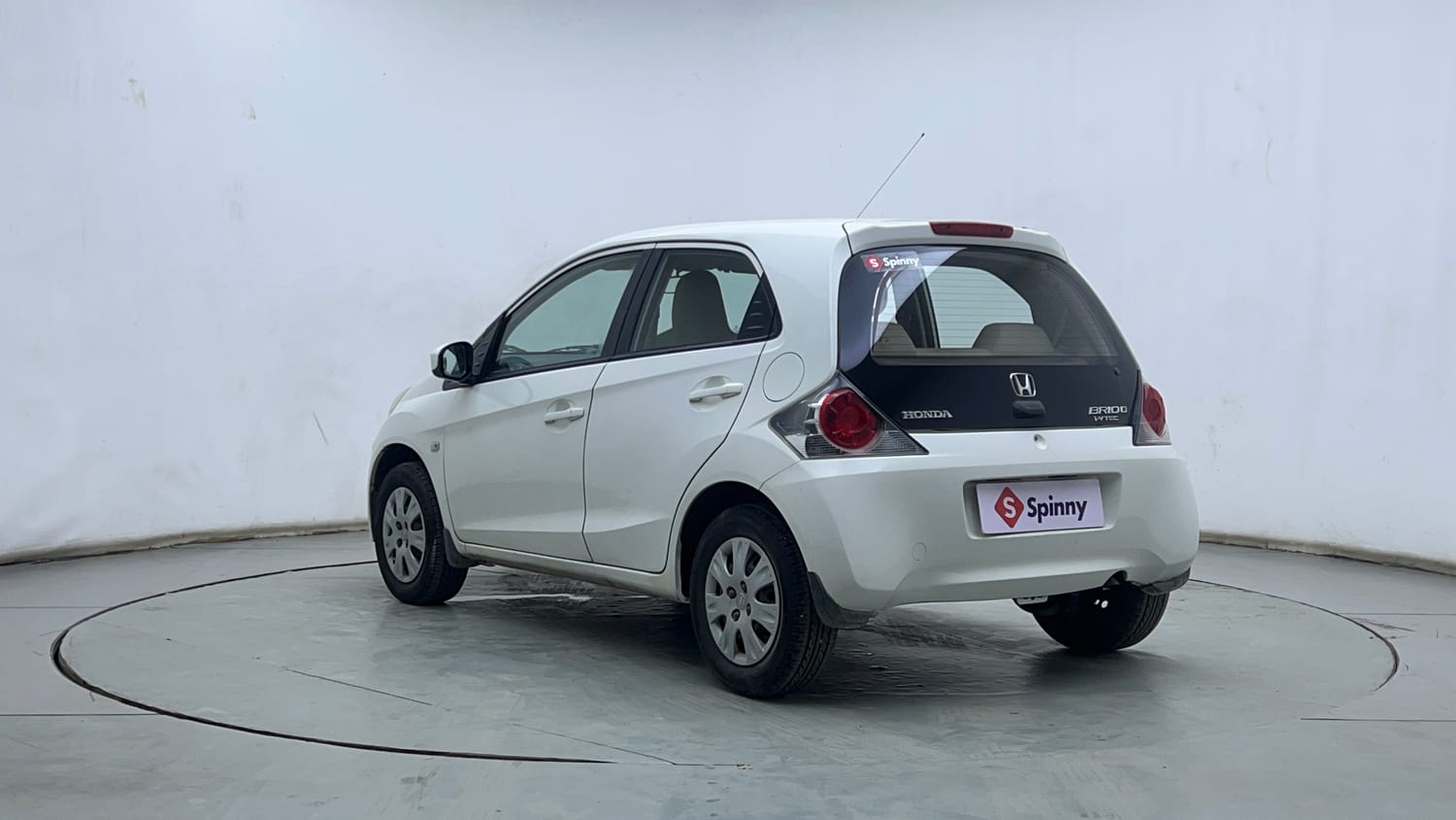 Used 2013 Honda Brio S MT Petrol Manual exterior LEFT REAR CORNER VIEW