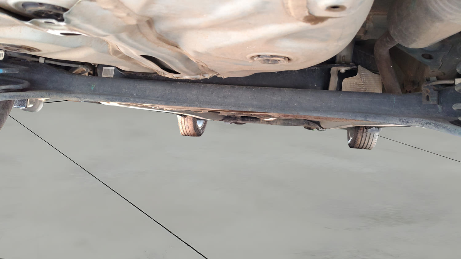Used 2020 Maruti Suzuki Baleno Alpha Automatic Petrol Automatic extra REAR UNDERBODY VIEW (TAKEN FROM REAR)