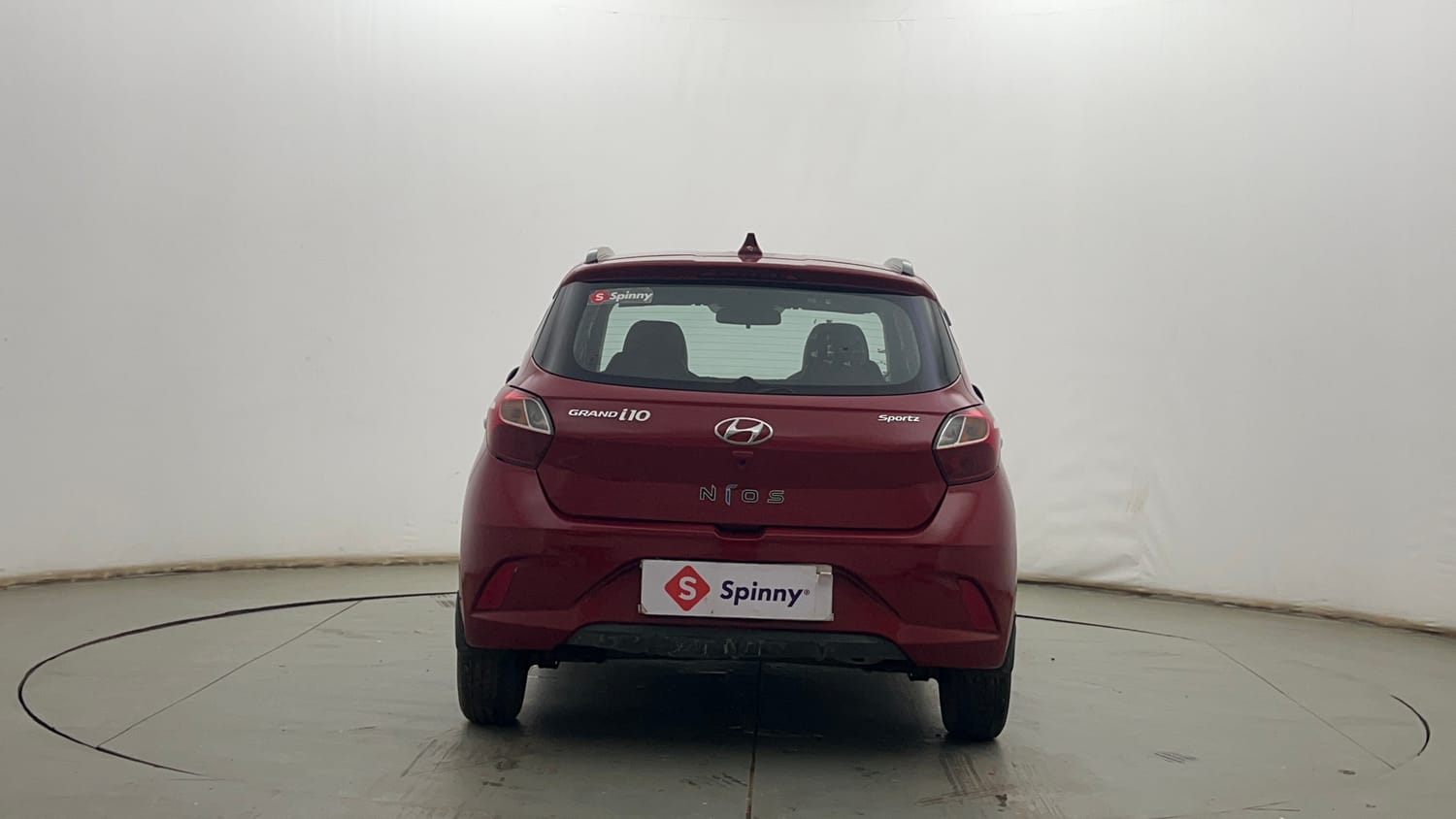 Used 2022 Hyundai Grand i10 Nios Sportz AMT 1.2 Kappa VTVT Petrol Automatic exterior BACK VIEW
