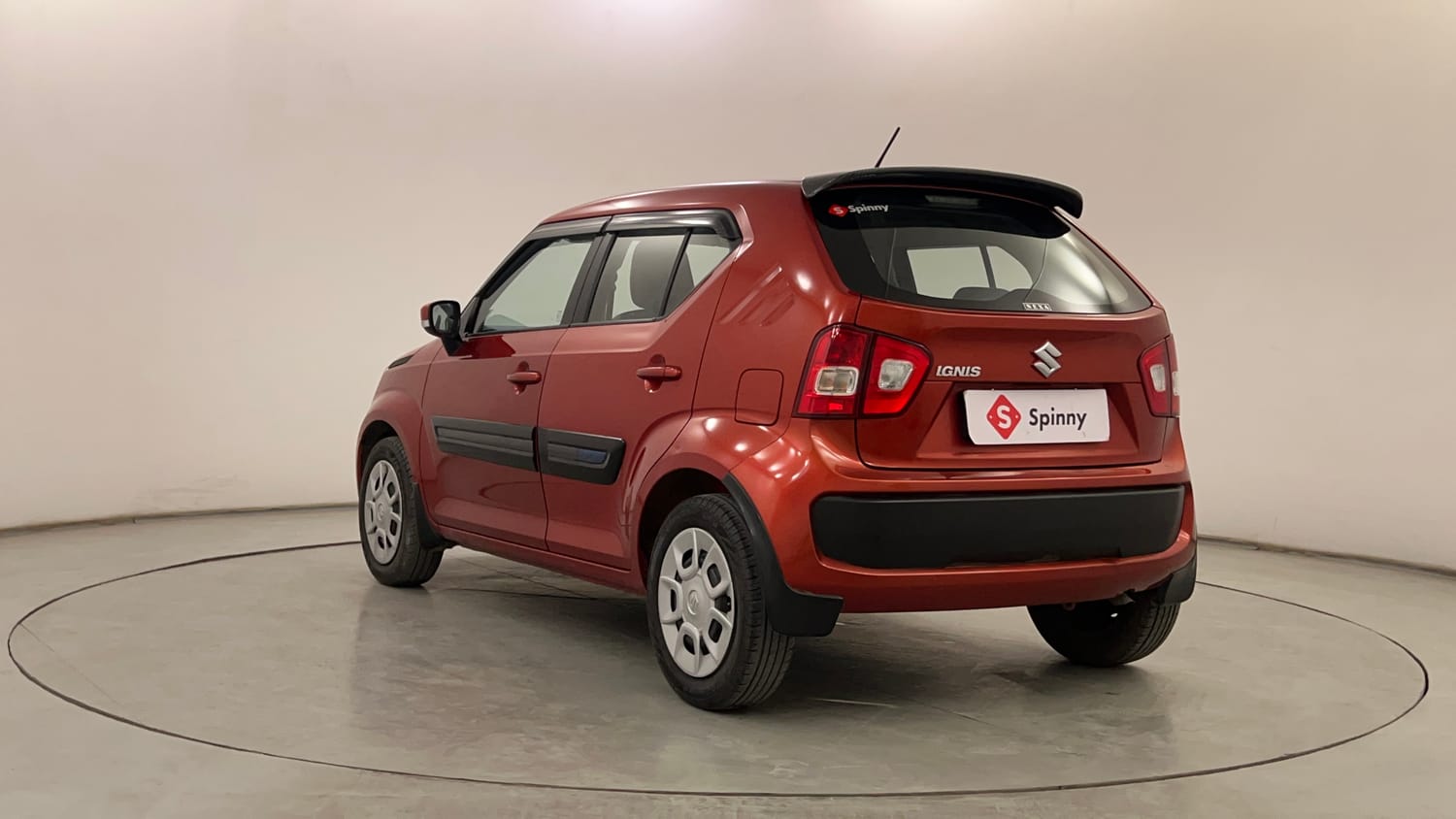 Used 2017 Maruti Suzuki Ignis Delta 1.2 AMT Petrol Automatic exterior LEFT REAR CORNER VIEW