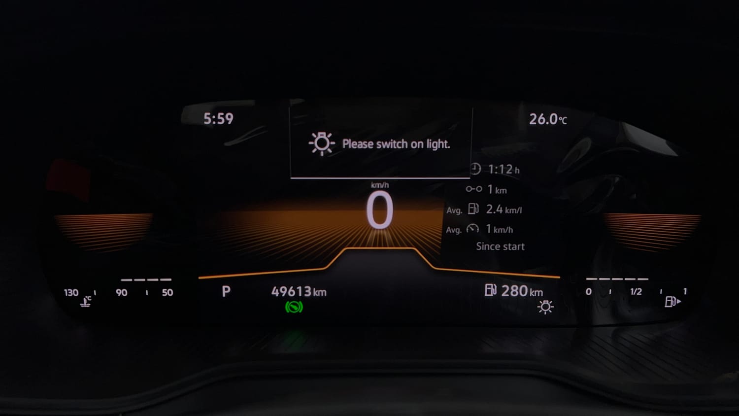 Used 2022 Skoda Kushaq Style 1.5L TSI DSG (6 Airbags) Petrol Automatic interior CLUSTERMETER VIEW