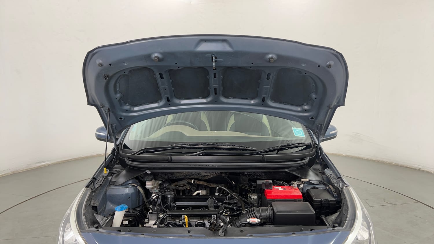 Used 2015 Hyundai Elite i20 Asta 1.2 Petrol Manual engine ENGINE & BONNET OPEN FRONT VIEW