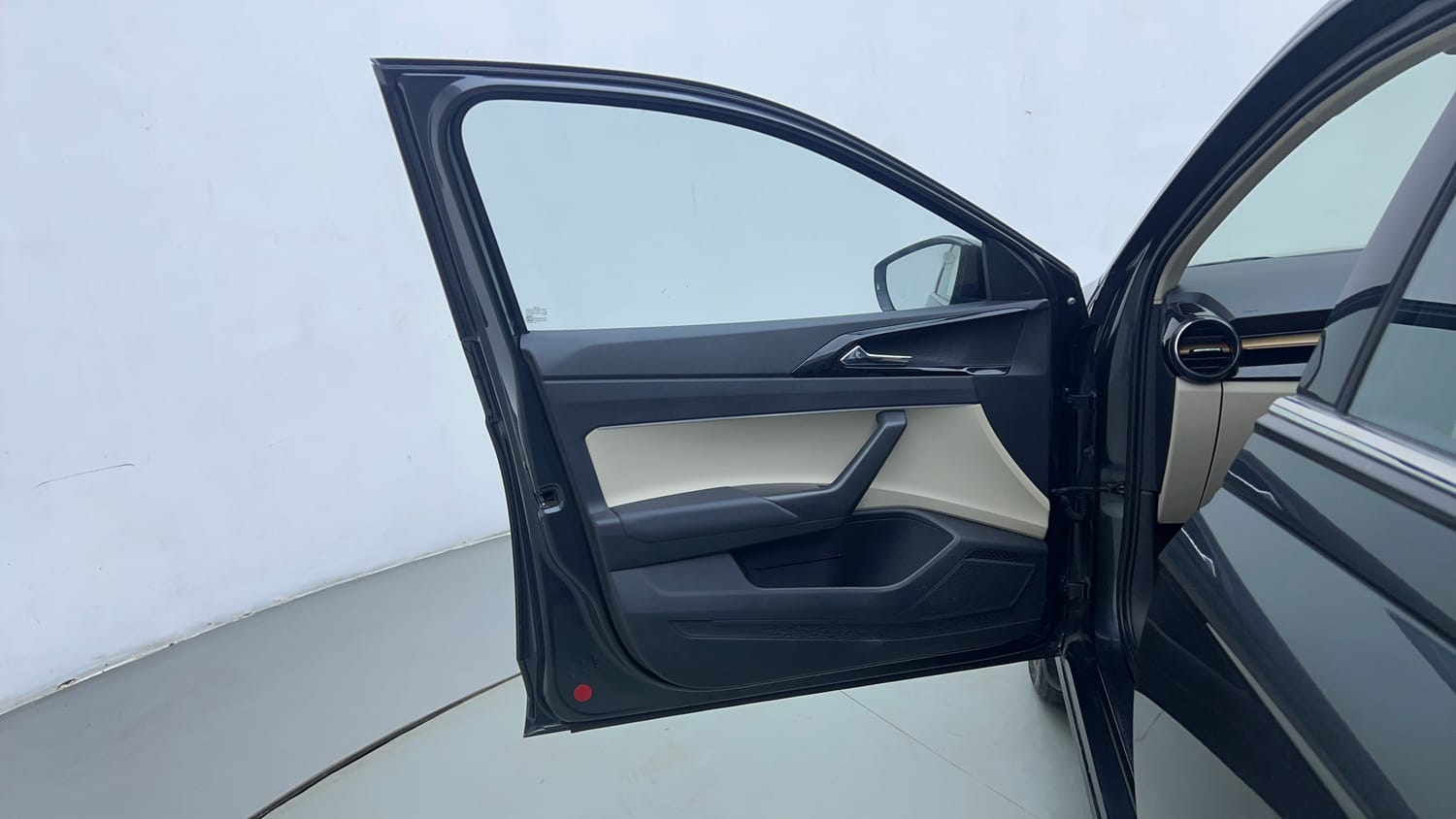 Used 2022 Skoda Slavia Style 1.0L TSI MT Petrol Manual interior LEFT FRONT DOOR OPEN VIEW