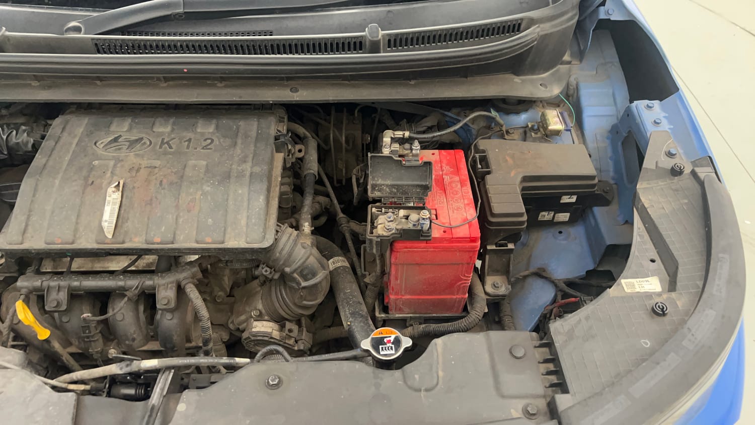 Used 2023 Hyundai Exter SX (O) 1.2 MT Petrol Manual engine ENGINE LEFT SIDE VIEW