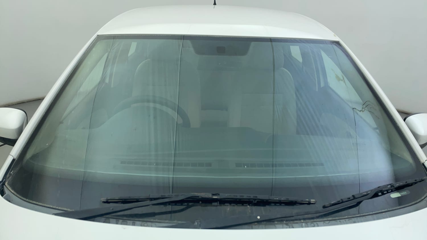 Used 2013 Volkswagen Polo Trendline 1.2L (P) Petrol Manual exterior FRONT WINDSHIELD VIEW