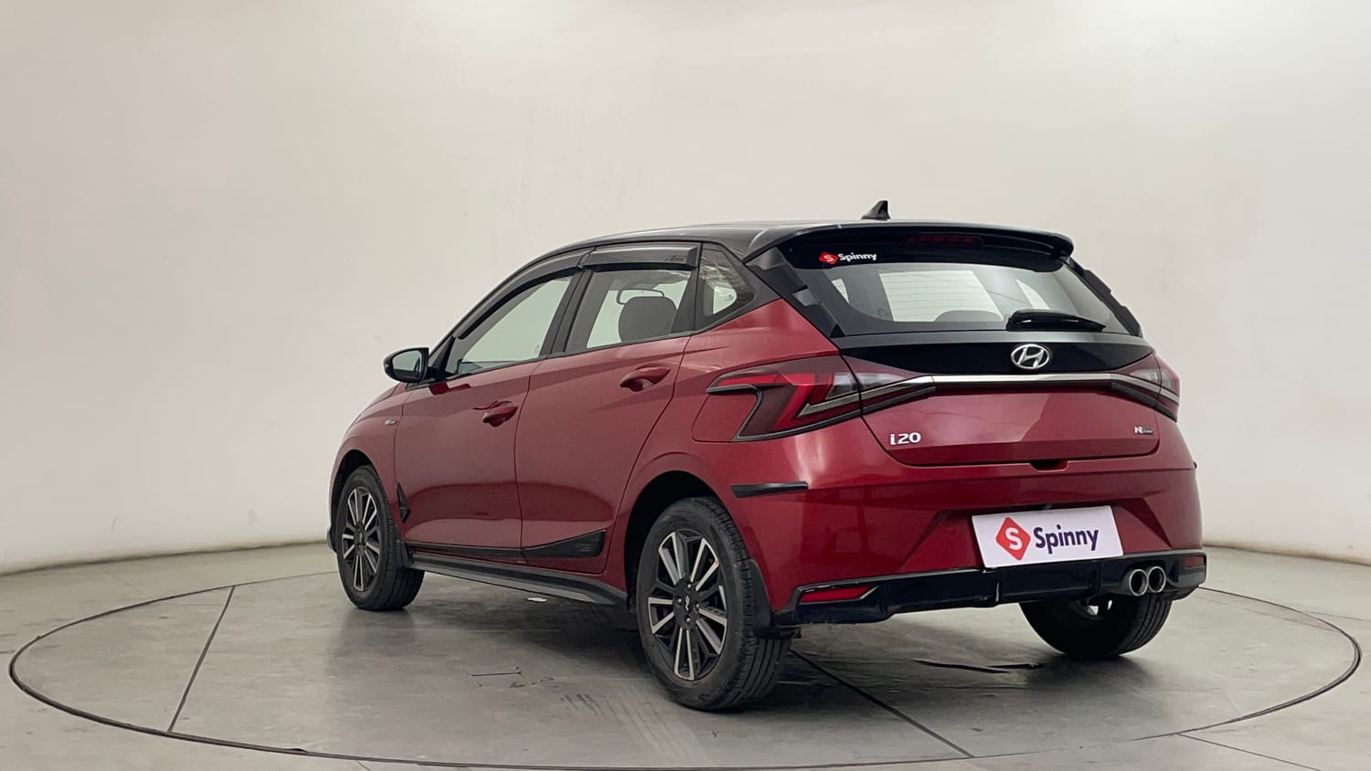 Used 2022 Hyundai i20 N Line N8 1.0 Turbo DCT Dual Tone Petrol Automatic exterior LEFT REAR CORNER VIEW