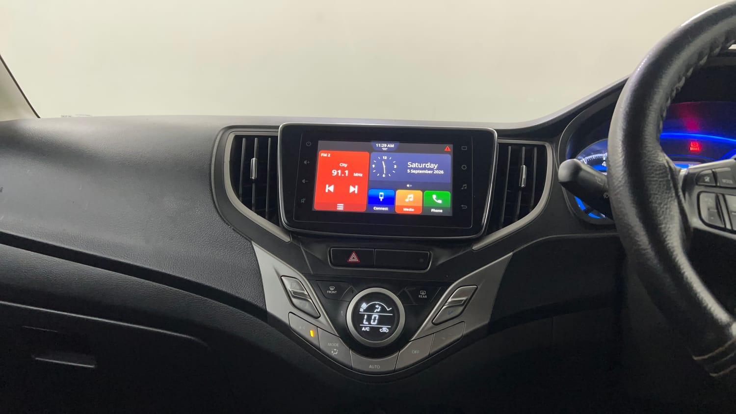 Used 2020 Maruti Suzuki Baleno Zeta Petrol Manual interior MUSIC SYSTEM & AC CONTROL VIEW