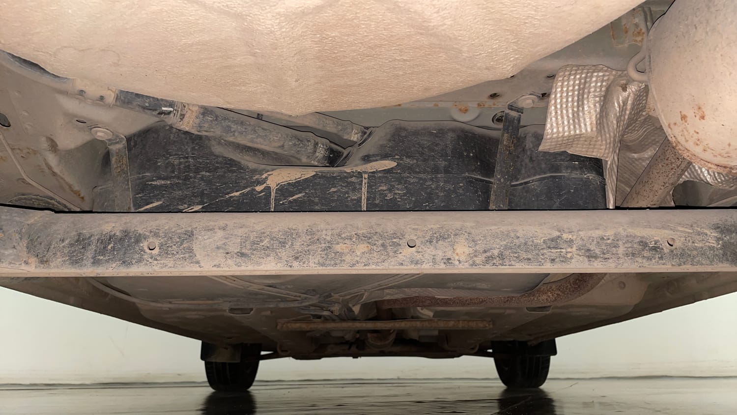 Used 2013 Ford Figo Duratec Petrol EXI 1.2 Petrol Manual extra REAR UNDERBODY VIEW (TAKEN FROM REAR)