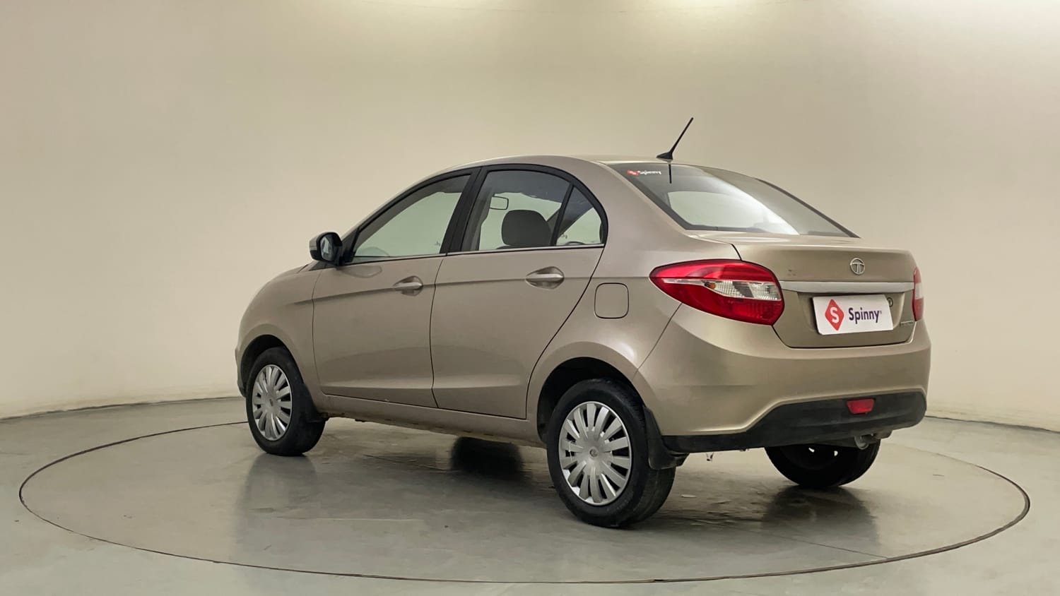 Used 2015 Tata Zest XM Petrol Petrol Manual exterior LEFT REAR CORNER VIEW