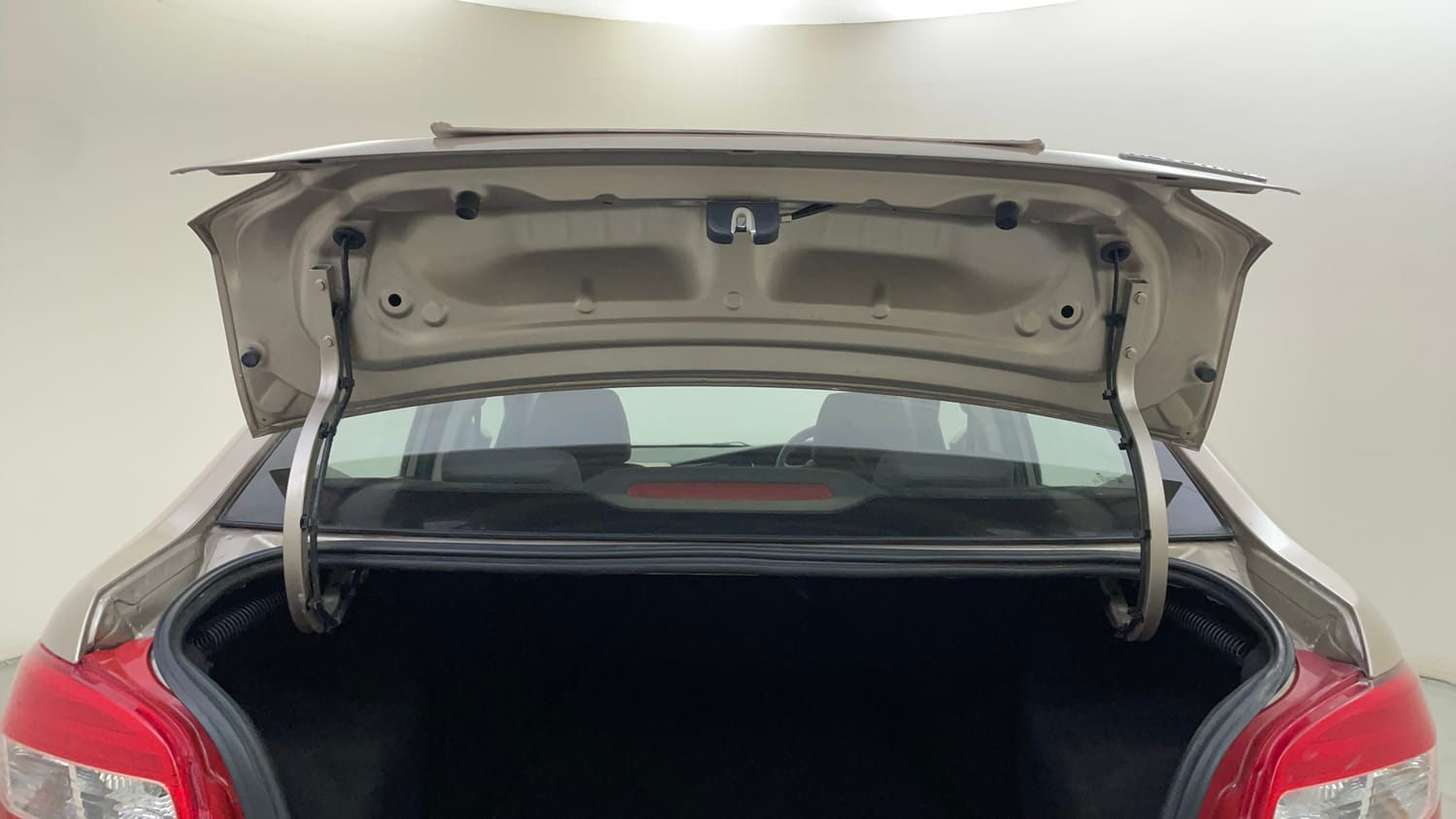 Used 2015 Tata Zest XM Petrol Petrol Manual interior DICKY DOOR OPEN VIEW