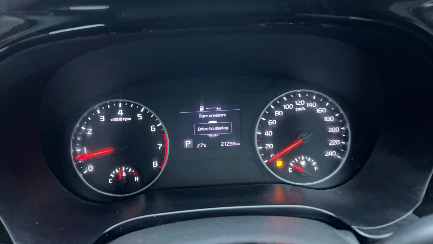 Used 2022 kia Seltos HTX 1.5 IVT Petrol Automatic interior CLUSTERMETER VIEW
