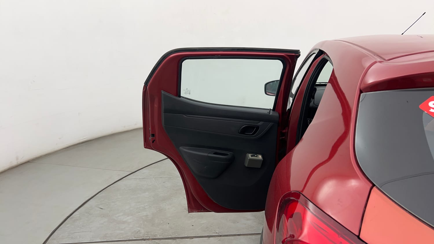 Used 2016 Renault Kwid RXT Petrol Manual interior LEFT REAR DOOR OPEN VIEW