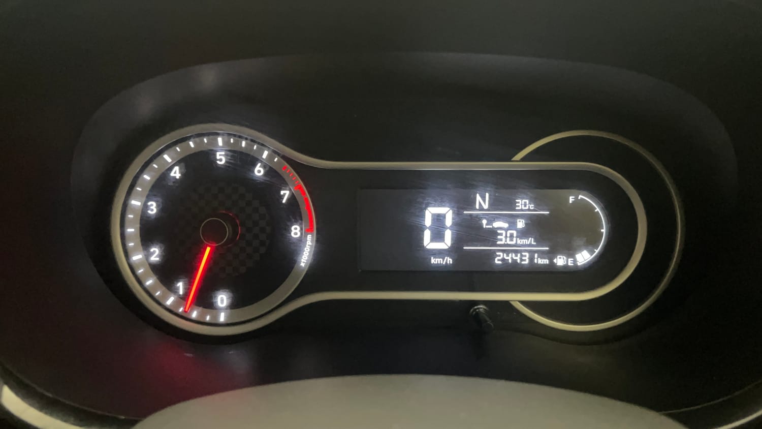 Used 2022 Hyundai Grand i10 Nios Sportz AMT 1.2 Kappa VTVT Petrol Automatic interior CLUSTERMETER VIEW