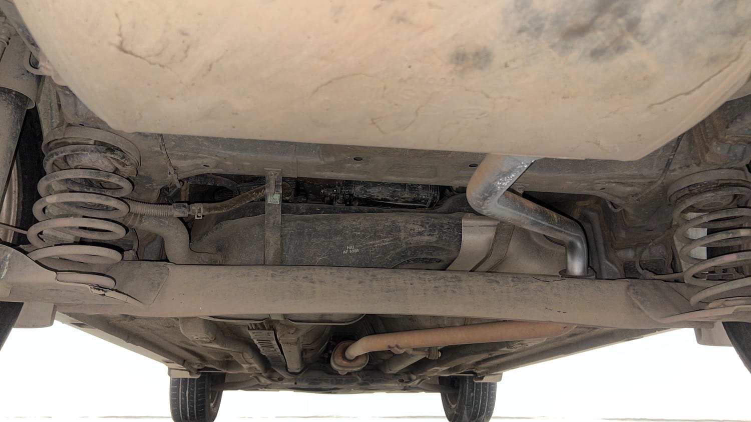 Used 2017 Hyundai Creta 1.6 SX Plus Petrol Petrol Manual extra REAR UNDERBODY VIEW (TAKEN FROM REAR)