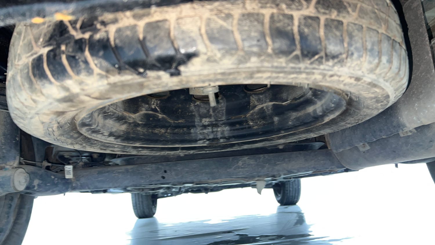 Used 2024 Tata Tigor XZA Plus iCNG Cng Automatic tyres SPARE TYRE VIEW