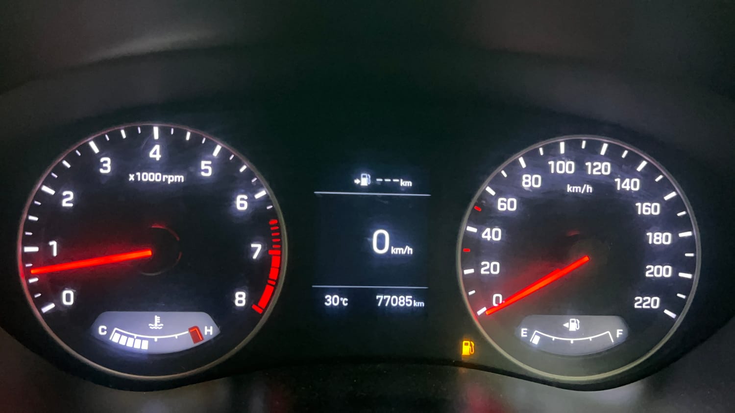Used 2018 Hyundai Elite i20 Asta 1.2 (O) Petrol Manual interior CLUSTERMETER VIEW
