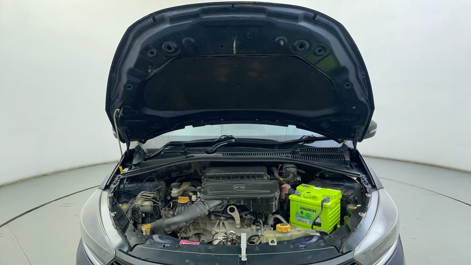 Used 2023 Tata Tigor XZ CNG Cng Manual engine ENGINE & BONNET OPEN FRONT VIEW