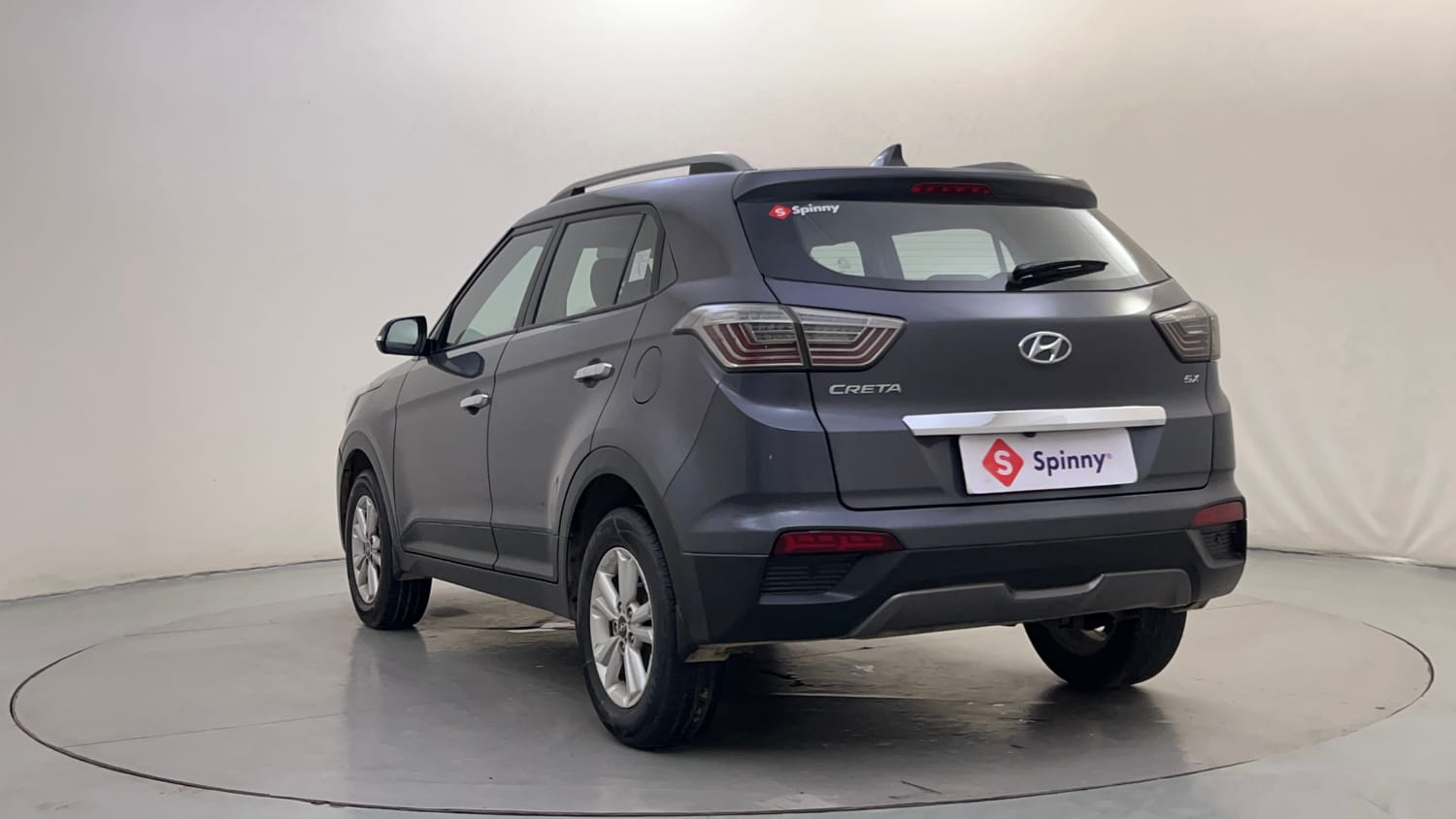 Used 2017 Hyundai Creta 1.6 SX Plus Petrol Petrol Manual exterior LEFT REAR CORNER VIEW