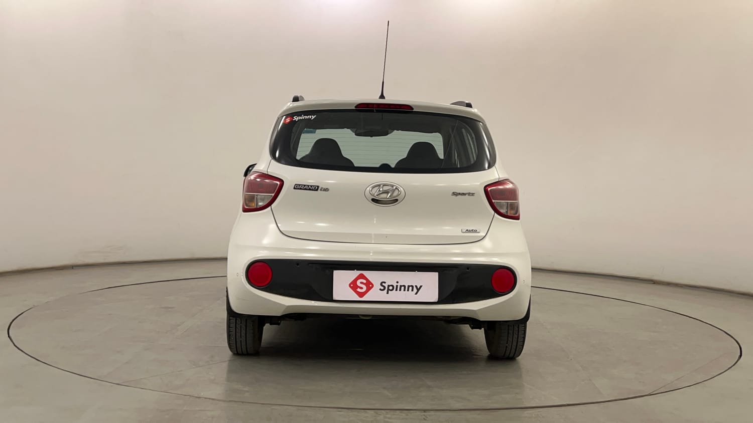 Used 2017 Hyundai Grand i10 Sportz (O) AT 1.2 Kappa VTVT Petrol Automatic exterior BACK VIEW