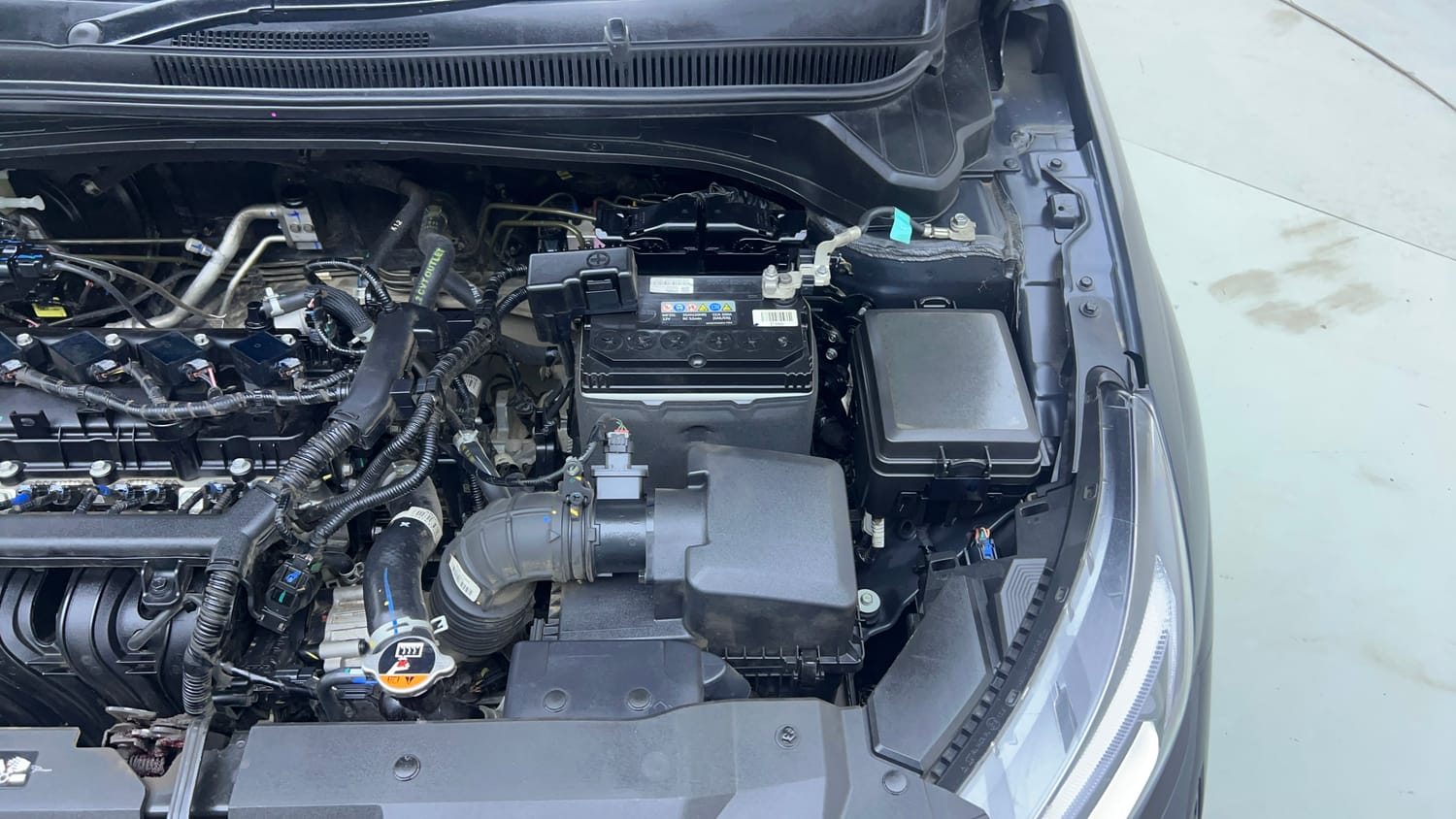 Used 2024 Hyundai New i20 Asta (O) 1.2 IVT Petrol Automatic engine ENGINE LEFT SIDE VIEW