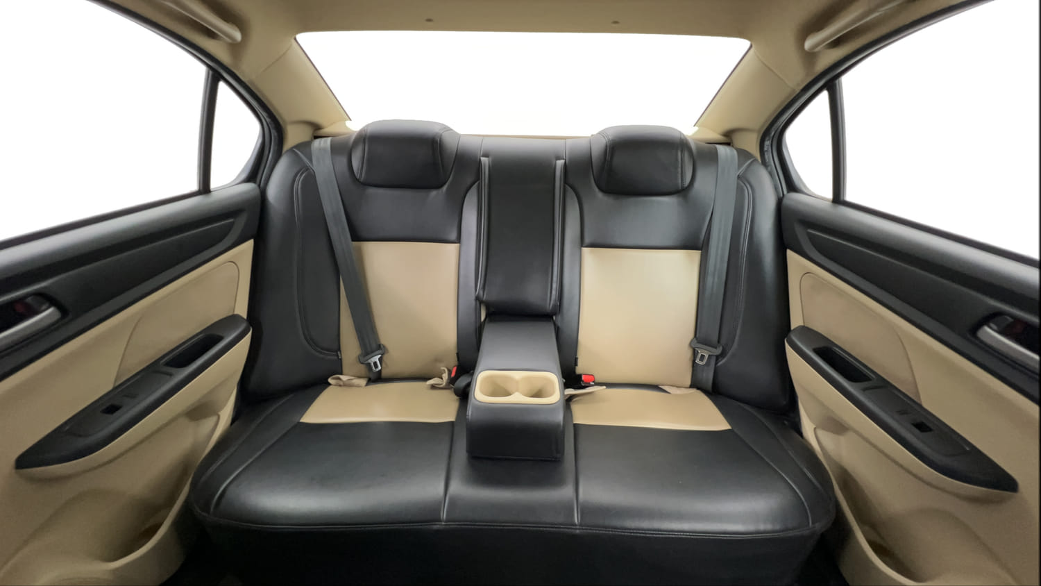 Used 2018 Honda Amaze 1.2 S CVT Petrol Petrol Automatic interior REAR SEAT CONDITION VIEW