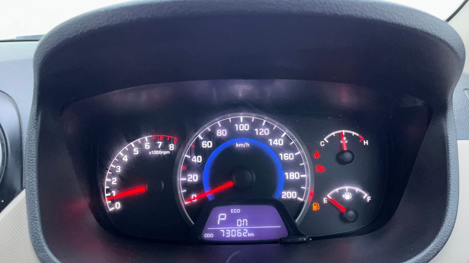 Used 2016 Hyundai Grand i10 Asta AT 1.2 Kappa VTVT Petrol Automatic interior CLUSTERMETER VIEW