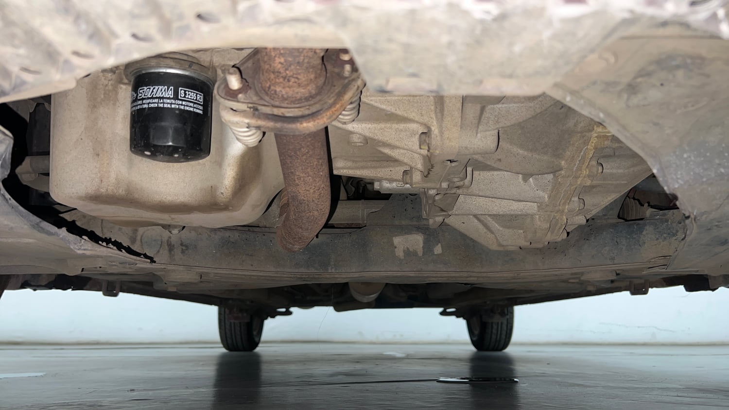Used 2023 Maruti Suzuki Ciaz Zeta 1.5 Petrol Manual extra FRONT LEFT UNDERBODY VIEW