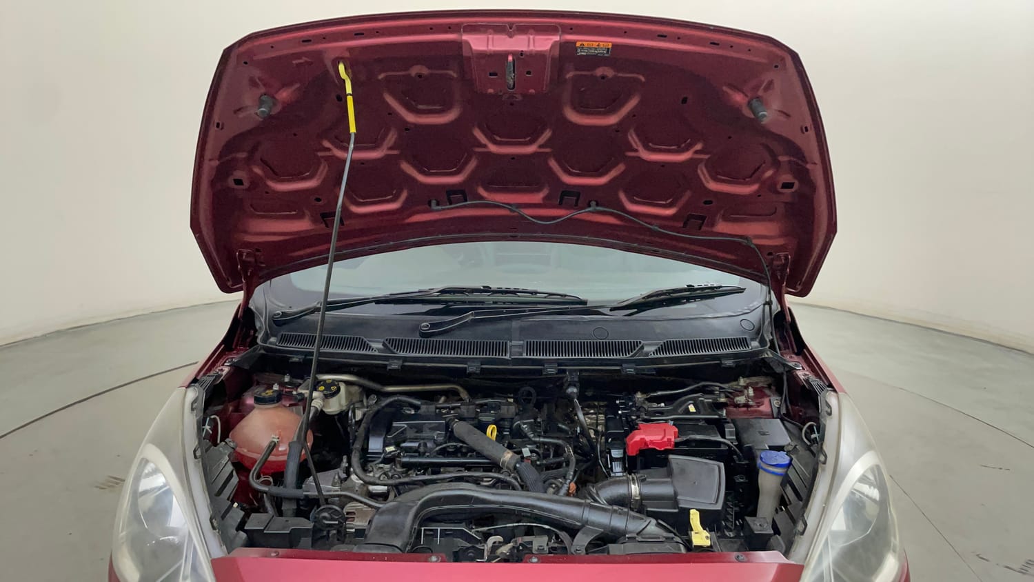 Used 2019 Ford Freestyle Titanium 1.2 Ti-VCT Petrol Manual engine ENGINE & BONNET OPEN FRONT VIEW
