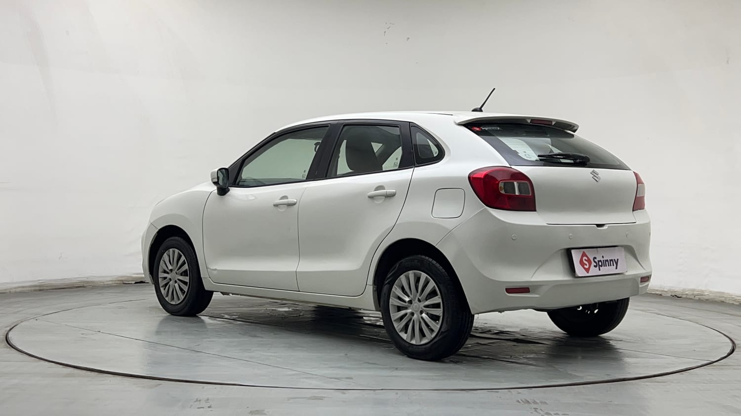 Used 2021 Maruti Suzuki Baleno Delta Petrol+CNG (Outside Fitted) Cng Manual exterior LEFT REAR CORNER VIEW
