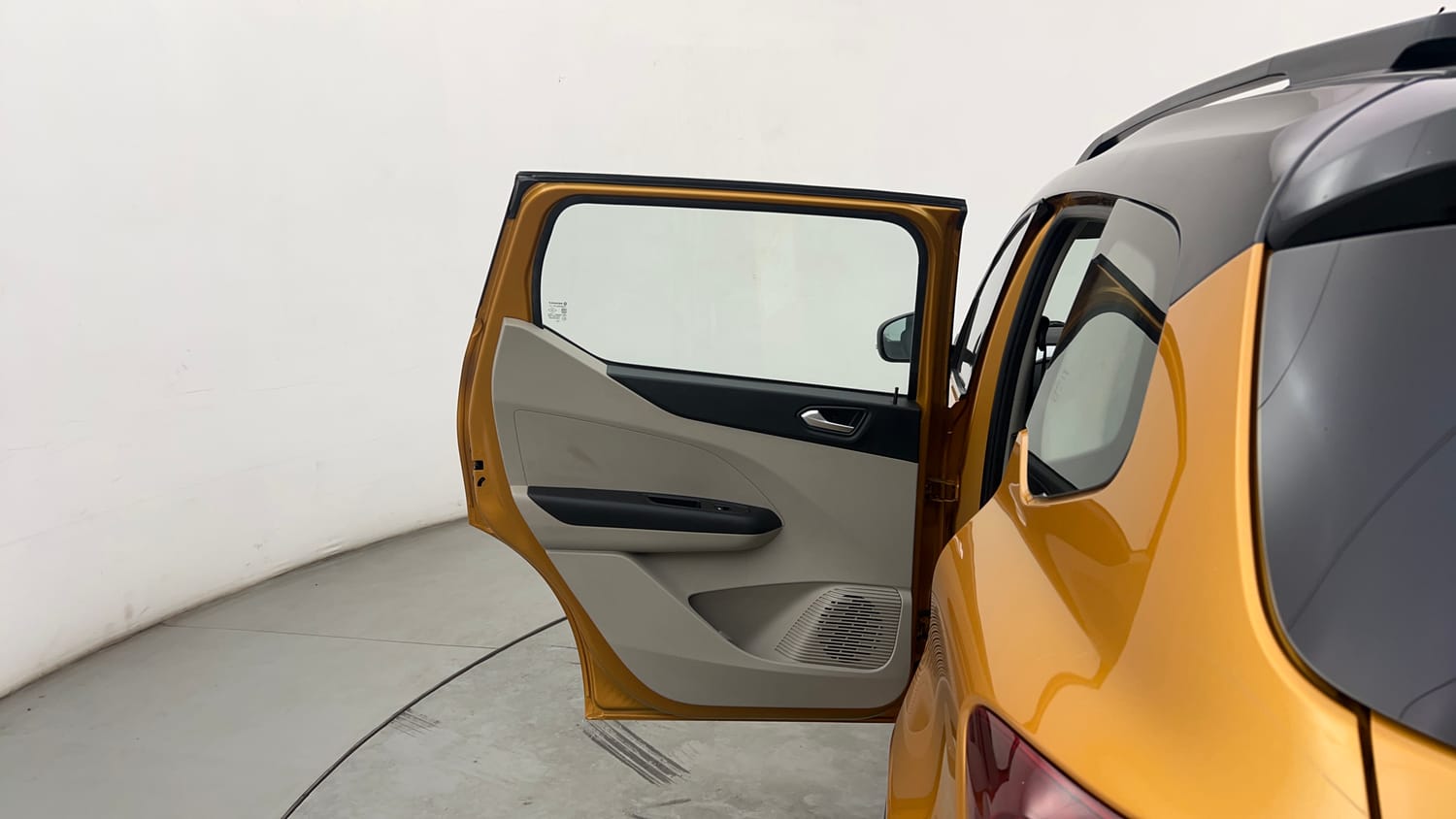 Used 2022 Renault Triber RXZ EASY-R AMT Dual Tone Petrol Automatic interior LEFT REAR DOOR OPEN VIEW