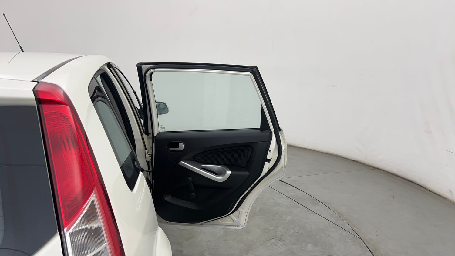Used 2015 Ford Figo Duratec Petrol ZXI 1.2 Petrol Manual interior RIGHT REAR DOOR OPEN VIEW