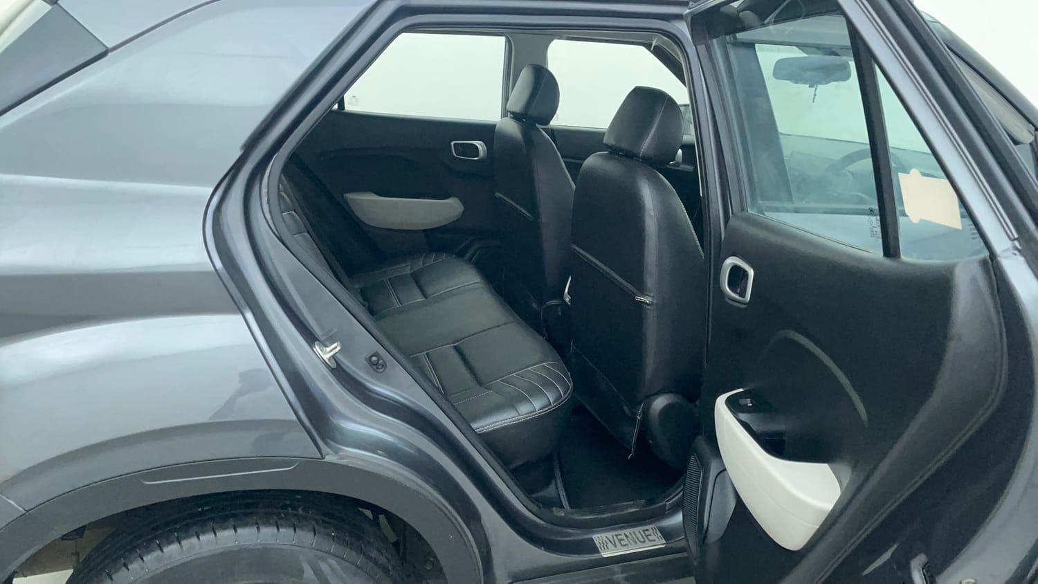 Used 2022 Hyundai Venue SX 1.2 Petrol Petrol Manual interior RIGHT SIDE REAR DOOR CABIN VIEW