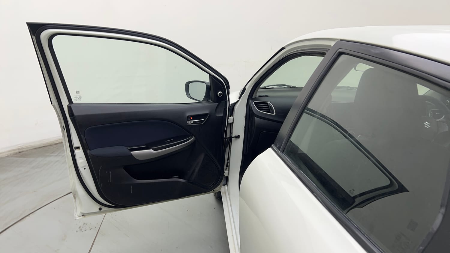 Used 2021 Maruti Suzuki Baleno Delta Petrol+CNG (Outside Fitted) Cng Manual interior LEFT FRONT DOOR OPEN VIEW
