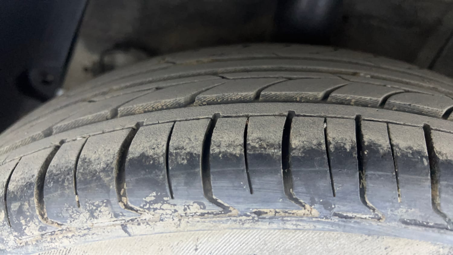 Used 2015 Hyundai Xcent S 1.2 (O) Petrol Manual tyres RIGHT REAR TYRE TREAD VIEW