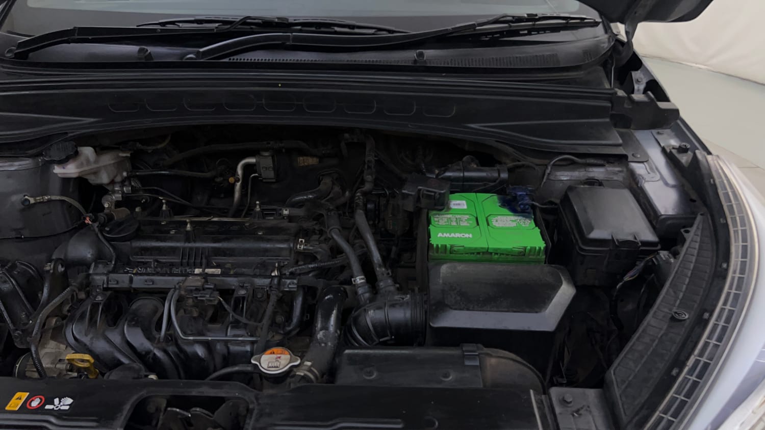 Used 2017 Hyundai Creta 1.6 SX Plus Petrol Petrol Manual engine ENGINE LEFT SIDE HINGE & APRON VIEW