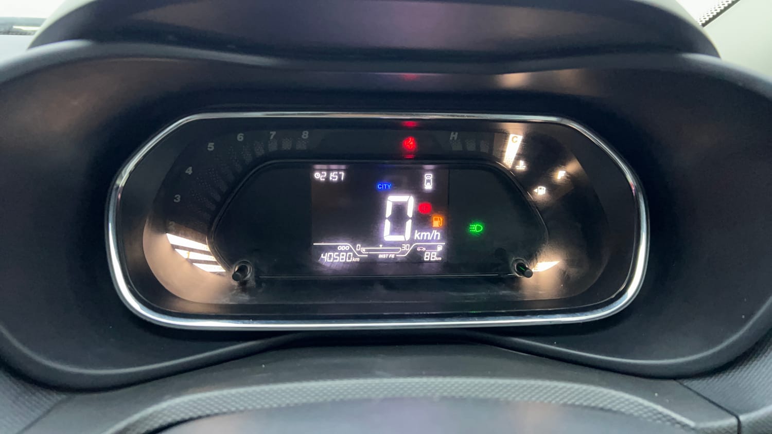 Used 2023 Tata Nexon XM S Petrol + CNG(Outside Fitted) Cng Manual interior CLUSTERMETER VIEW