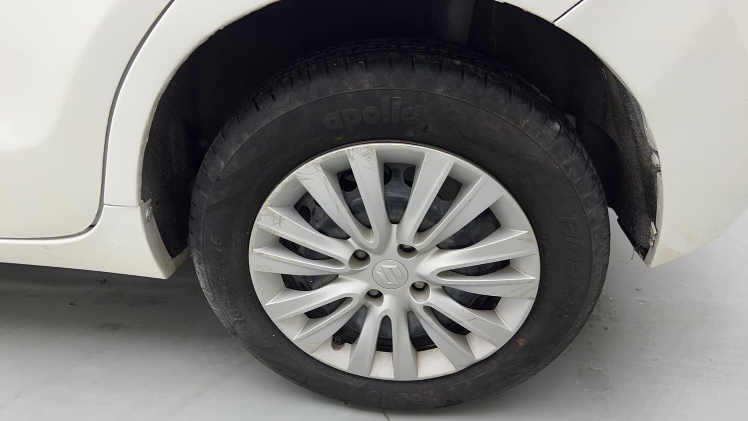 Used 2021 Maruti Suzuki Baleno Delta Petrol+CNG (Outside Fitted) Cng Manual tyres LEFT REAR TYRE RIM VIEW