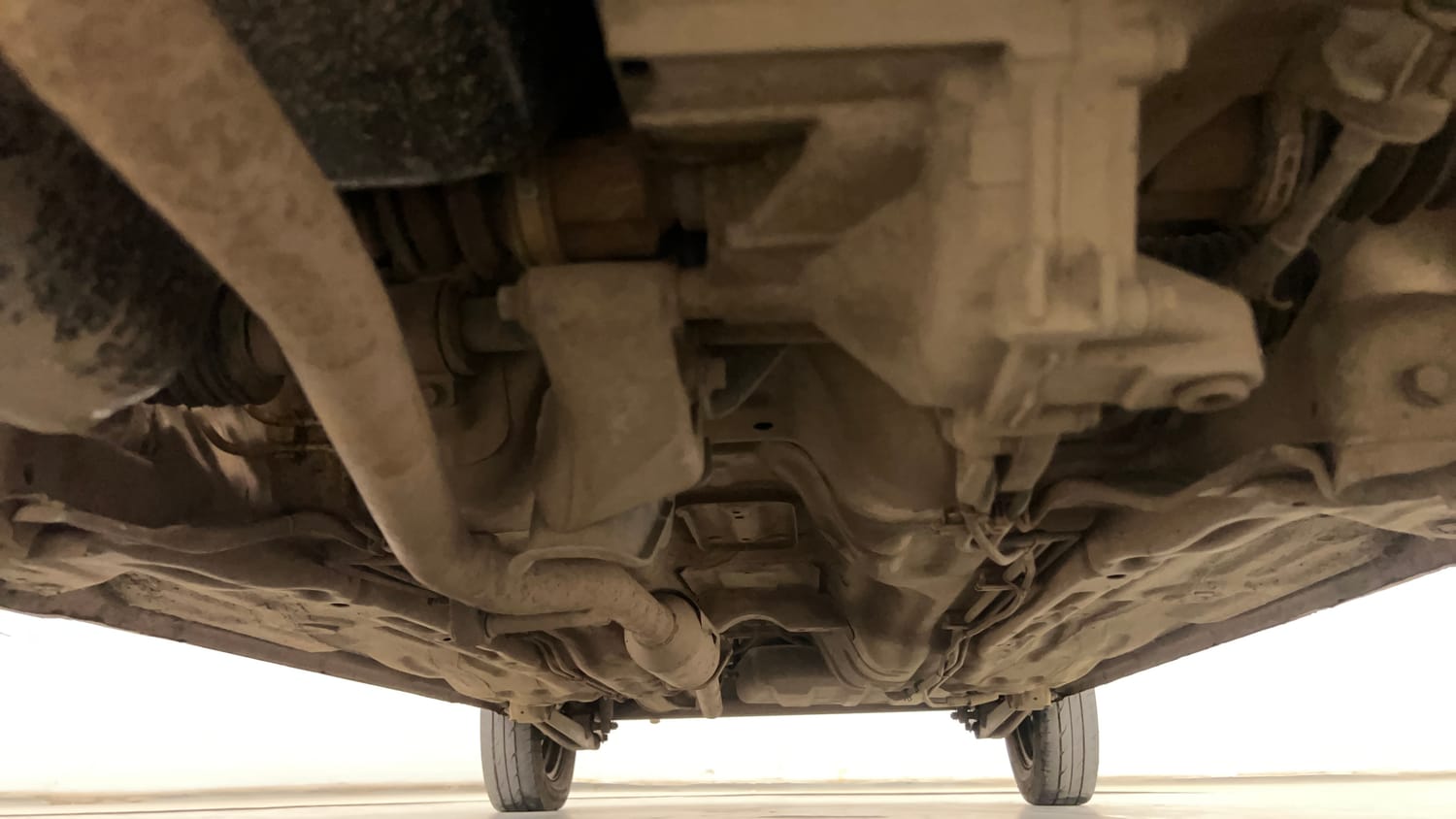 Used 2014 Maruti Suzuki Alto 800 LXI CNG (outside fitted) Cng Manual extra FRONT LEFT UNDERBODY VIEW
